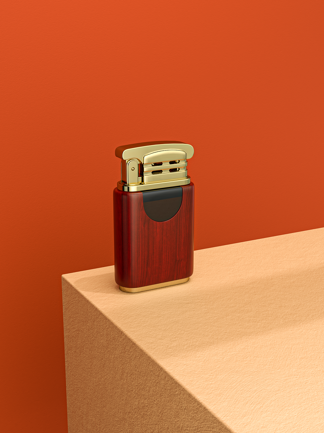 檀木打火机建模渲染