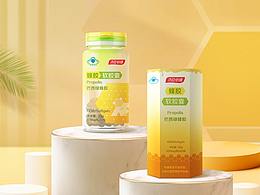 汤臣倍健蜂胶软胶囊  产品包装焕新设计