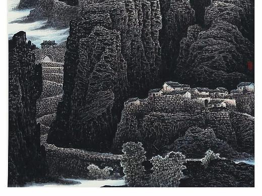 山水名家张月岗老师秋季个展斗方精品合集