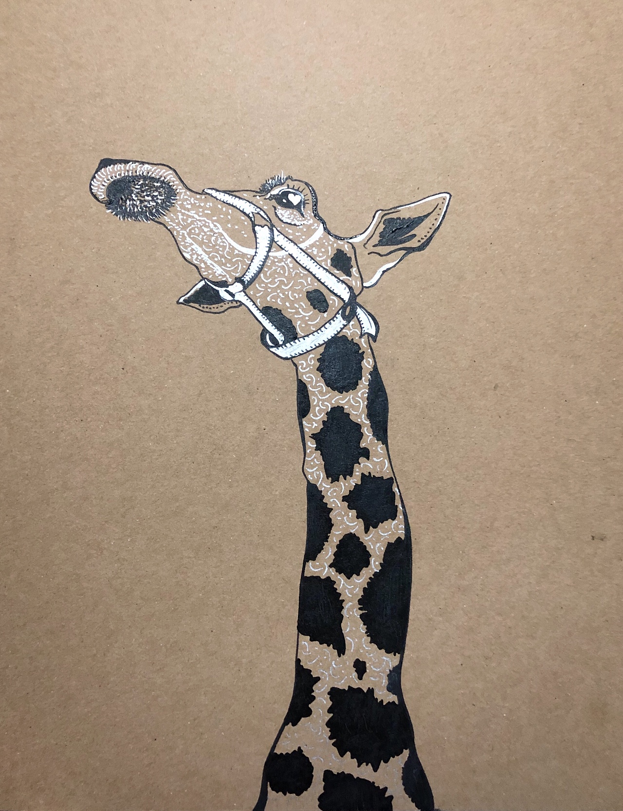长颈鹿|插画|儿童插画|Z45135575 - 临摹作品 - 站酷 (ZCOOL)
