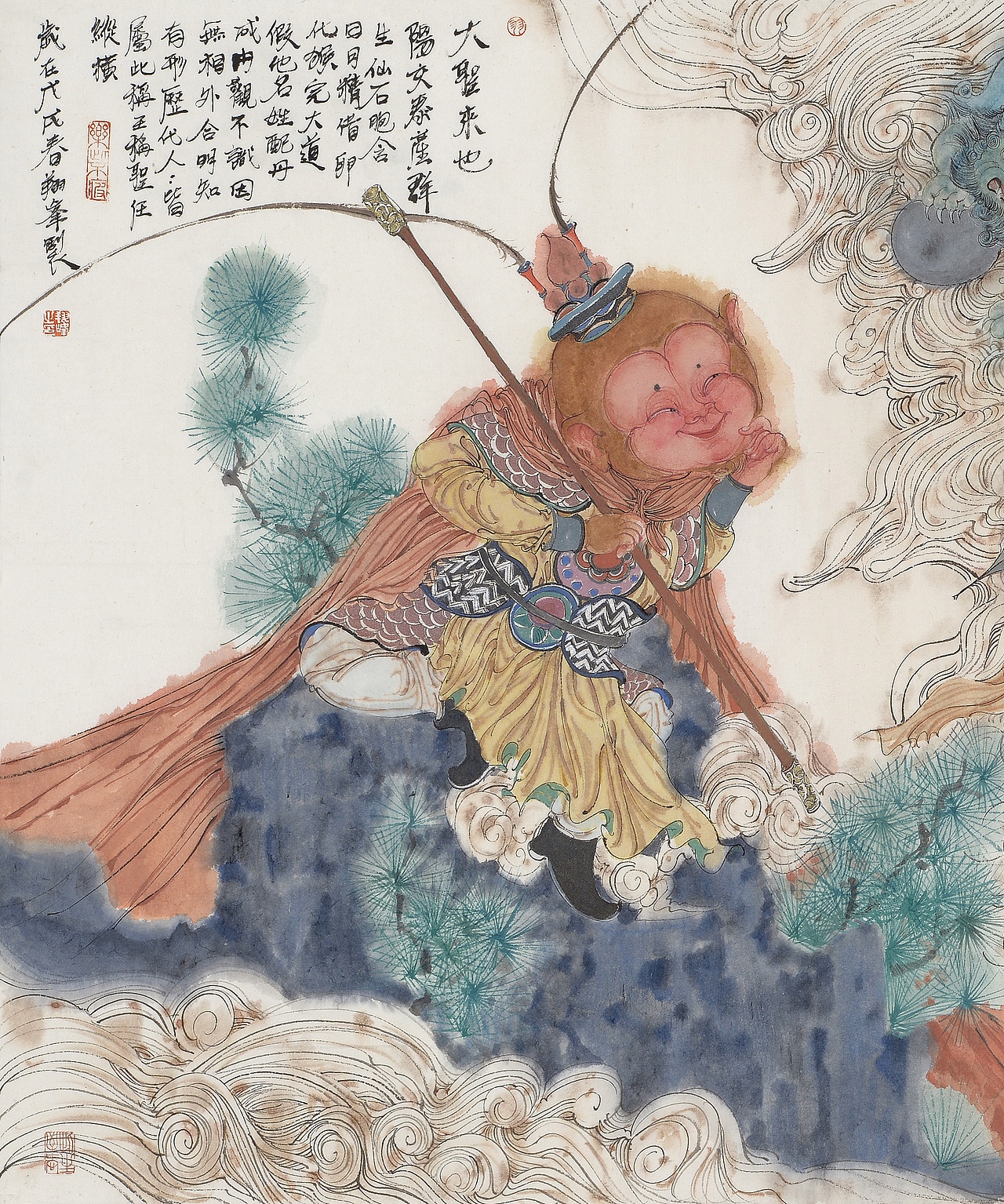 大闹天宫（图ZMjYyNDA2ODk2） - 商业插画 - 站酷设计师李翔峰羽原创素材 - 站酷ZCOOL