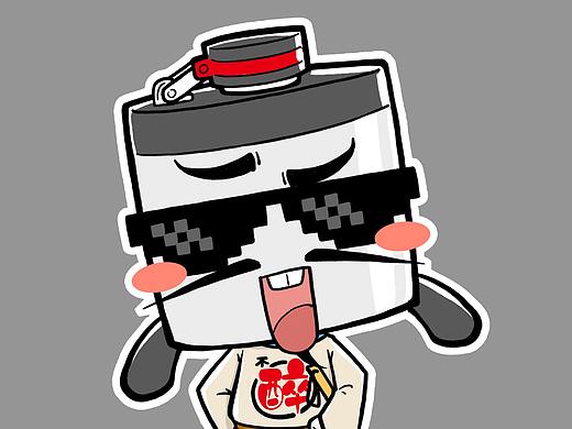 李老白喝不醉卡通形象设计提案