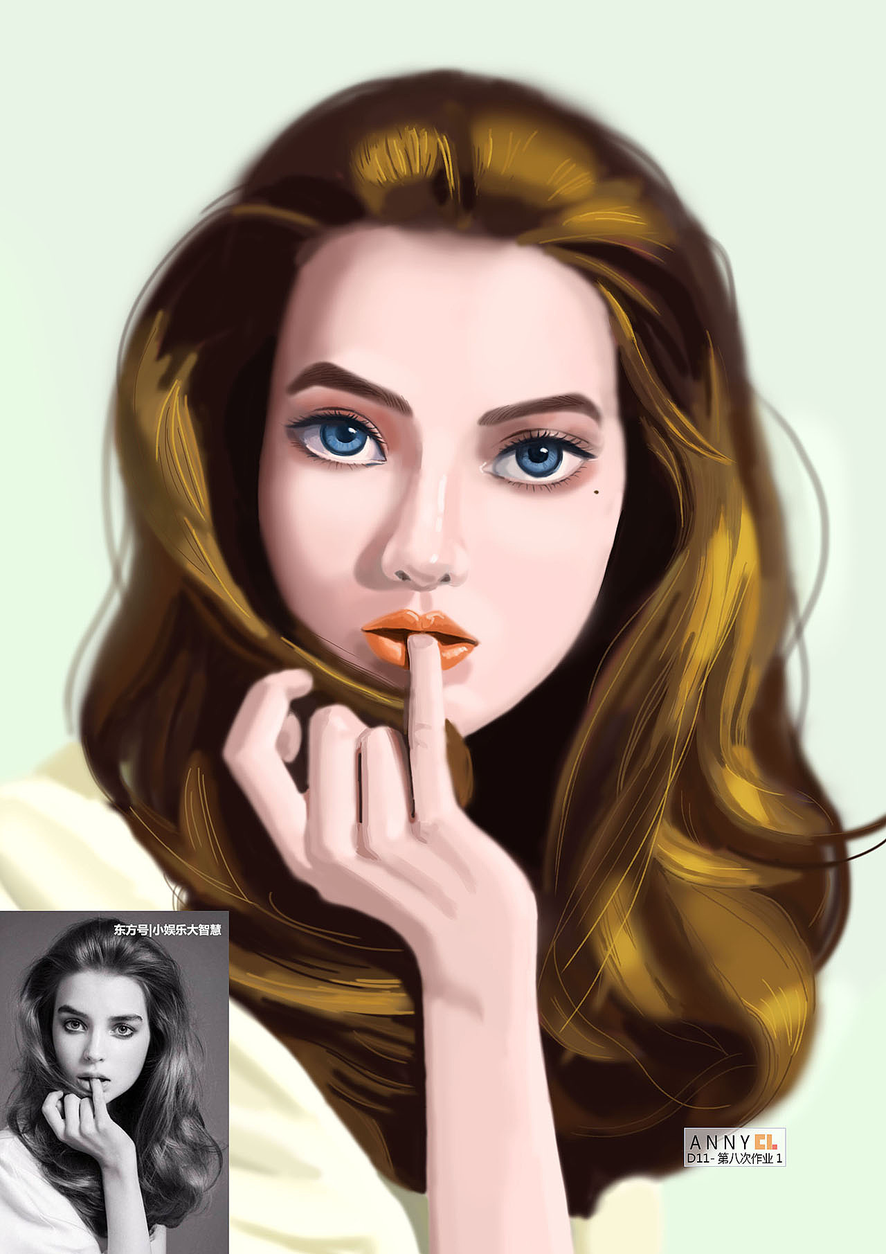 人物头像&全身小练习-8月