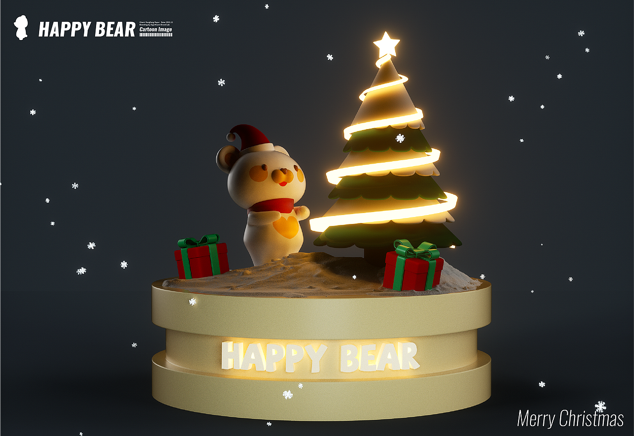 HappyBear 开心熊IP补完计划（图ZMjgxNzUxODAw） - IP形象 - 站酷设计师AbelYeh原创素材 - 站酷ZCOOL