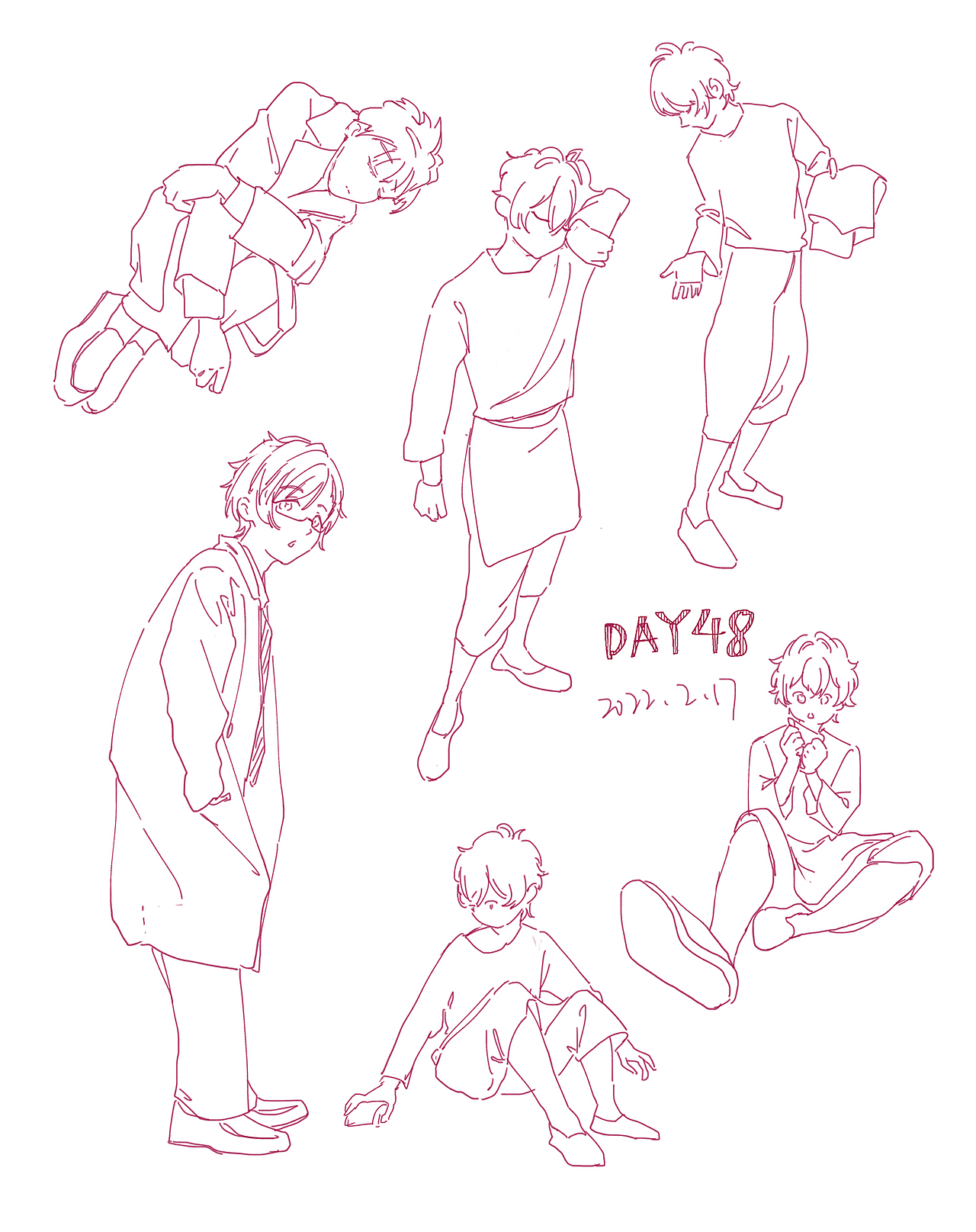 #速写60天挑战赛# DAY48（图ZMjg4ODQ0OTIw） - 创作习作 - 站酷设计师Z905667333原创素材 - 站酷ZCOOL