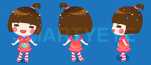 糖果星球（图ZMTM3OTU3MzI=） - 商业插画 - 站酷设计师smartyeye原创素材 - 站酷ZCOOL