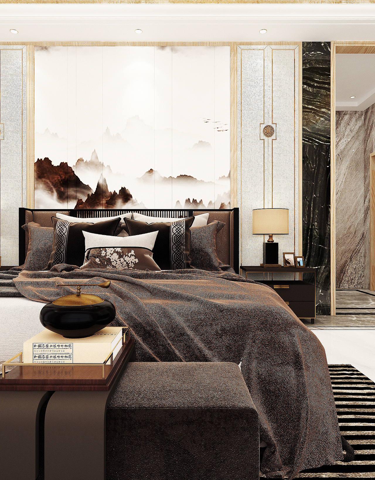 凤凰云墅600平独栋别墅新中式（图ZMjI0NzMzODE2） - 家装设计 - 站酷设计师L文君原创素材 - 站酷ZCOOL