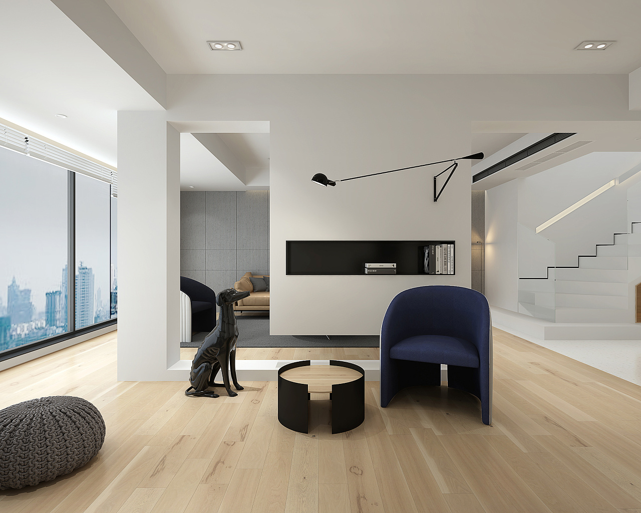 轻奢现代极简 美式 家装3D效果图|空间|室内设计|浅森设计苏湛超 - 原创作品 - 站酷 (ZCOOL)