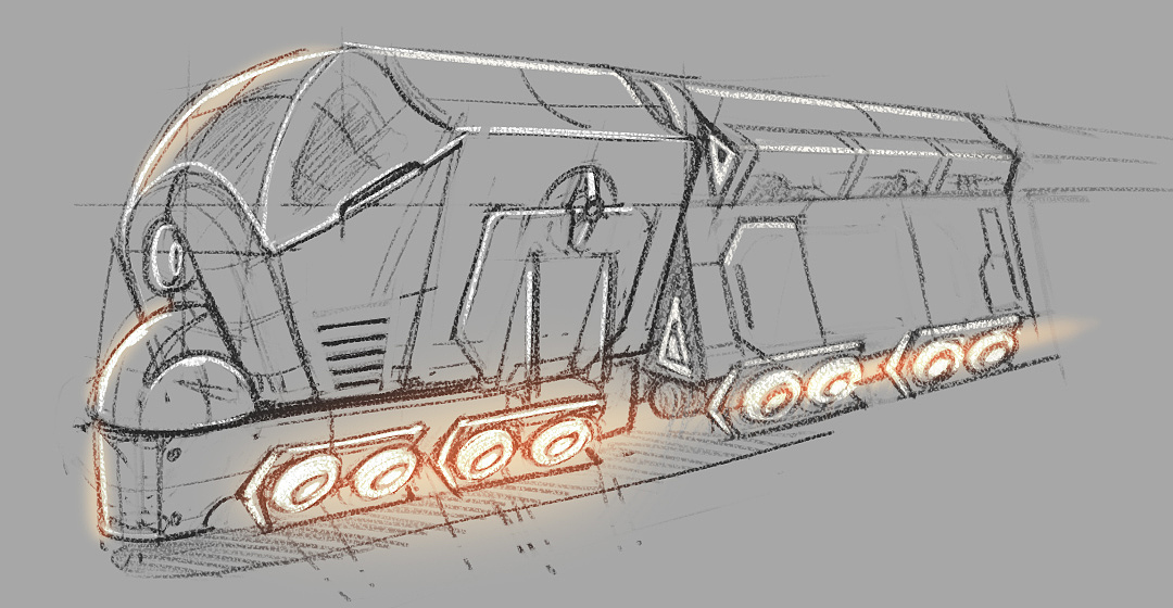 一些概念设计草图