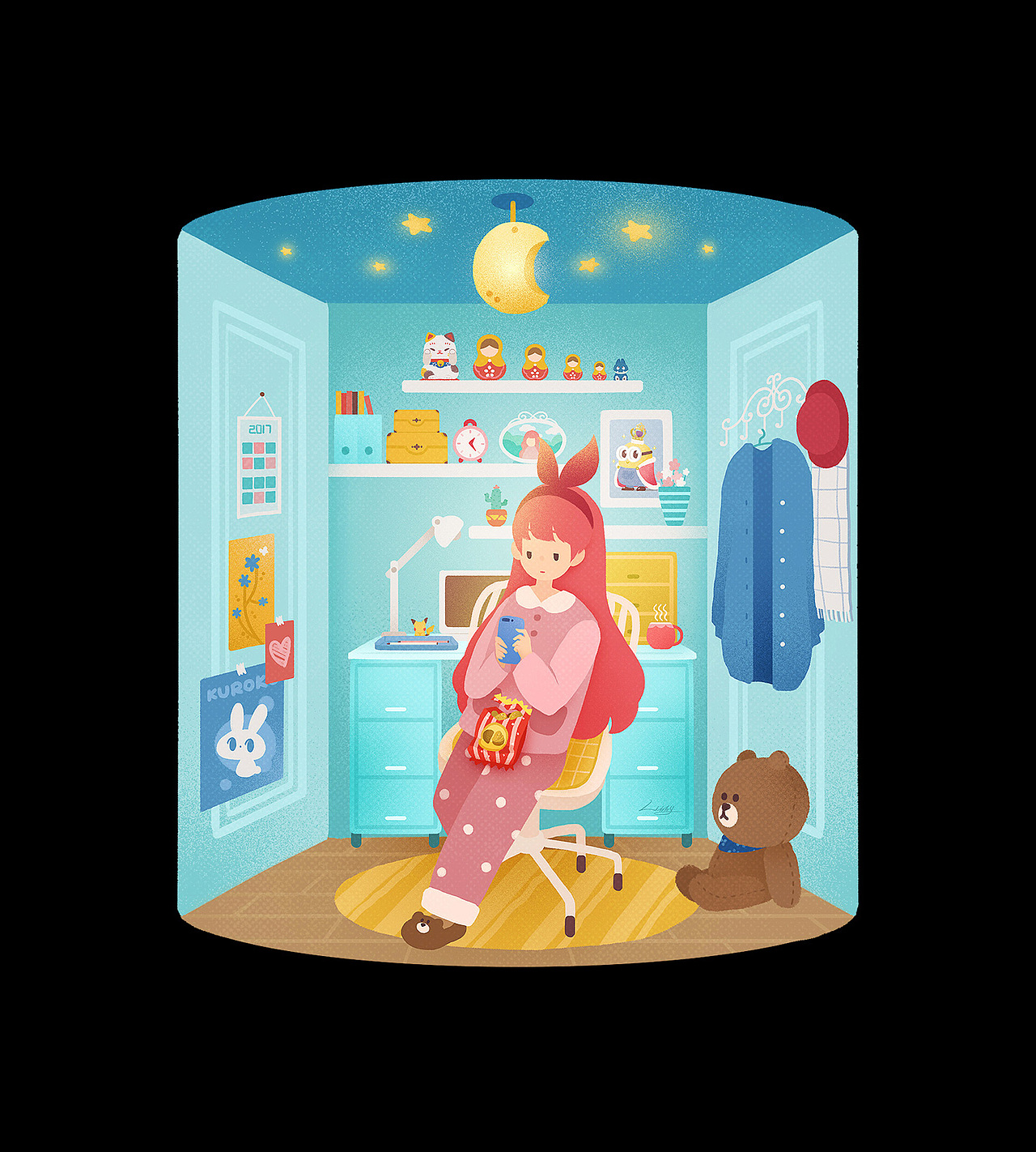 平日里的一些插画...为萌神爆灯！！