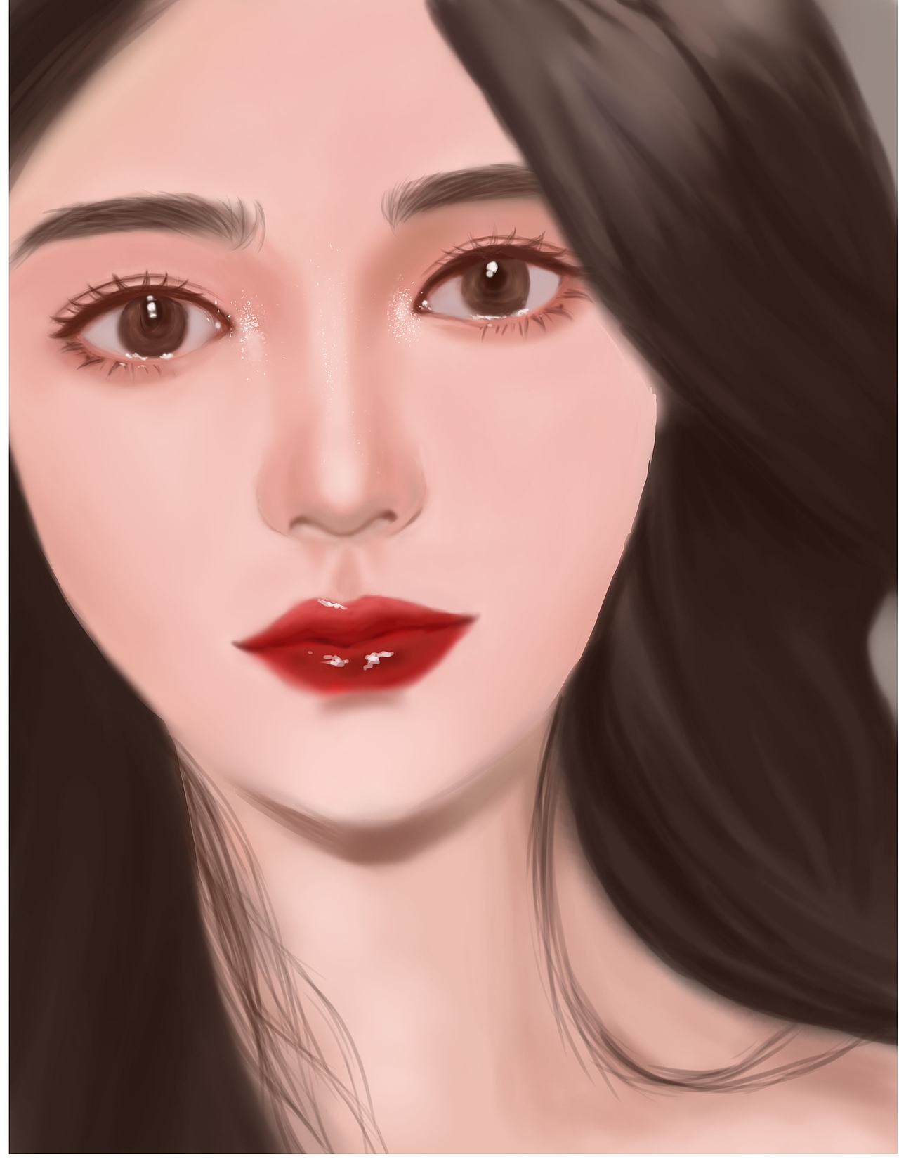 真人头像厚涂练习