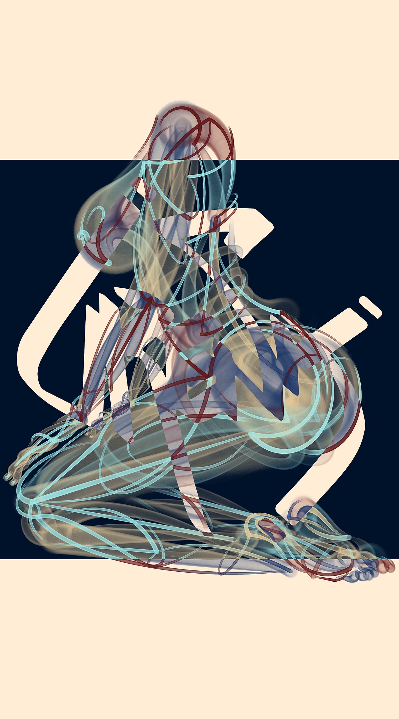 GRENA&系列部分作品 人體 血管 肌肉（圖ZMzAwMTM1OTA4） - 藝術(shù)插畫 - 站酷設(shè)計(jì)師插畫師GRENA原創(chuàng)素材 - 站酷ZCOOL