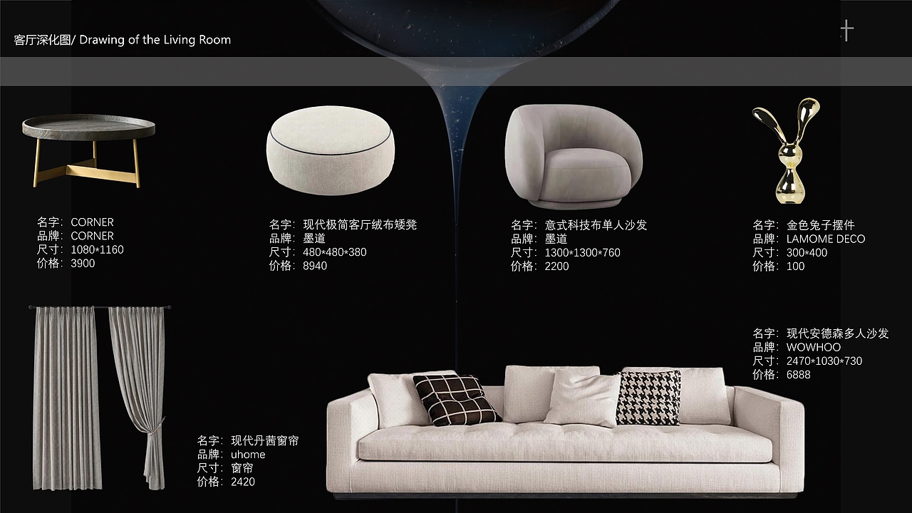 现代风格 软装PPT训练