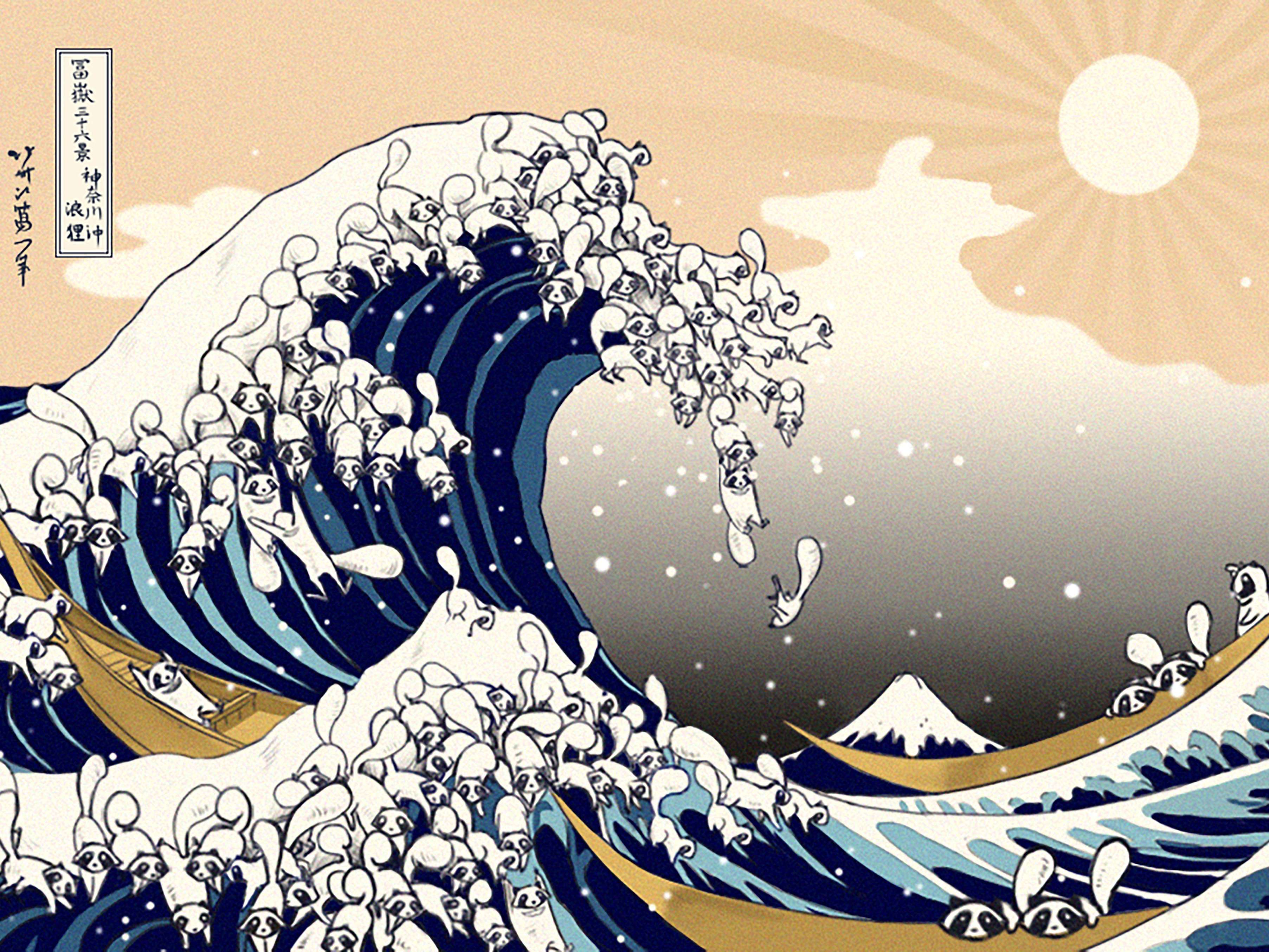 神奈川冲浪图logo图片