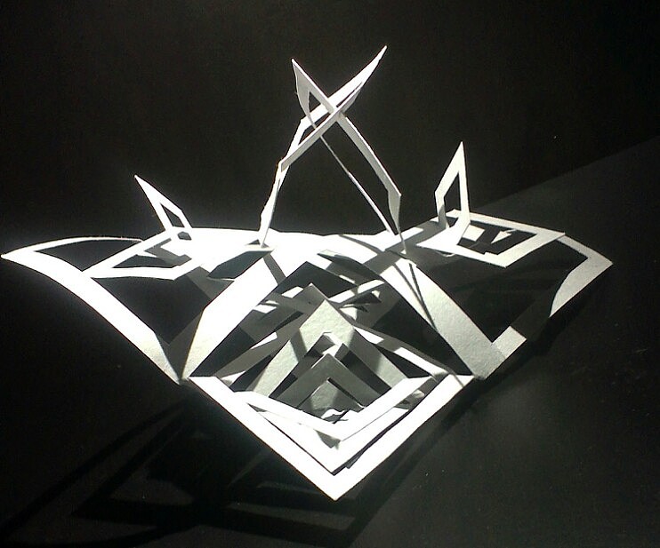 立体构成--剪纸