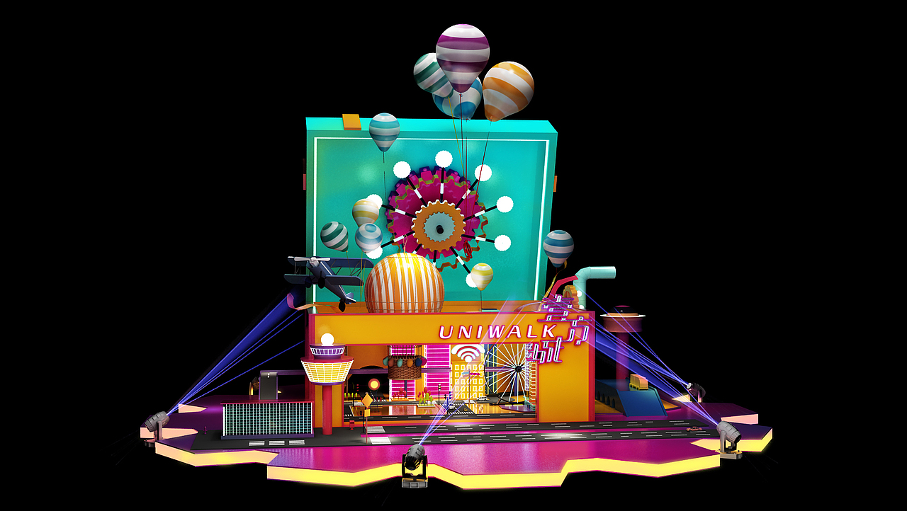 壹方城开业美陈