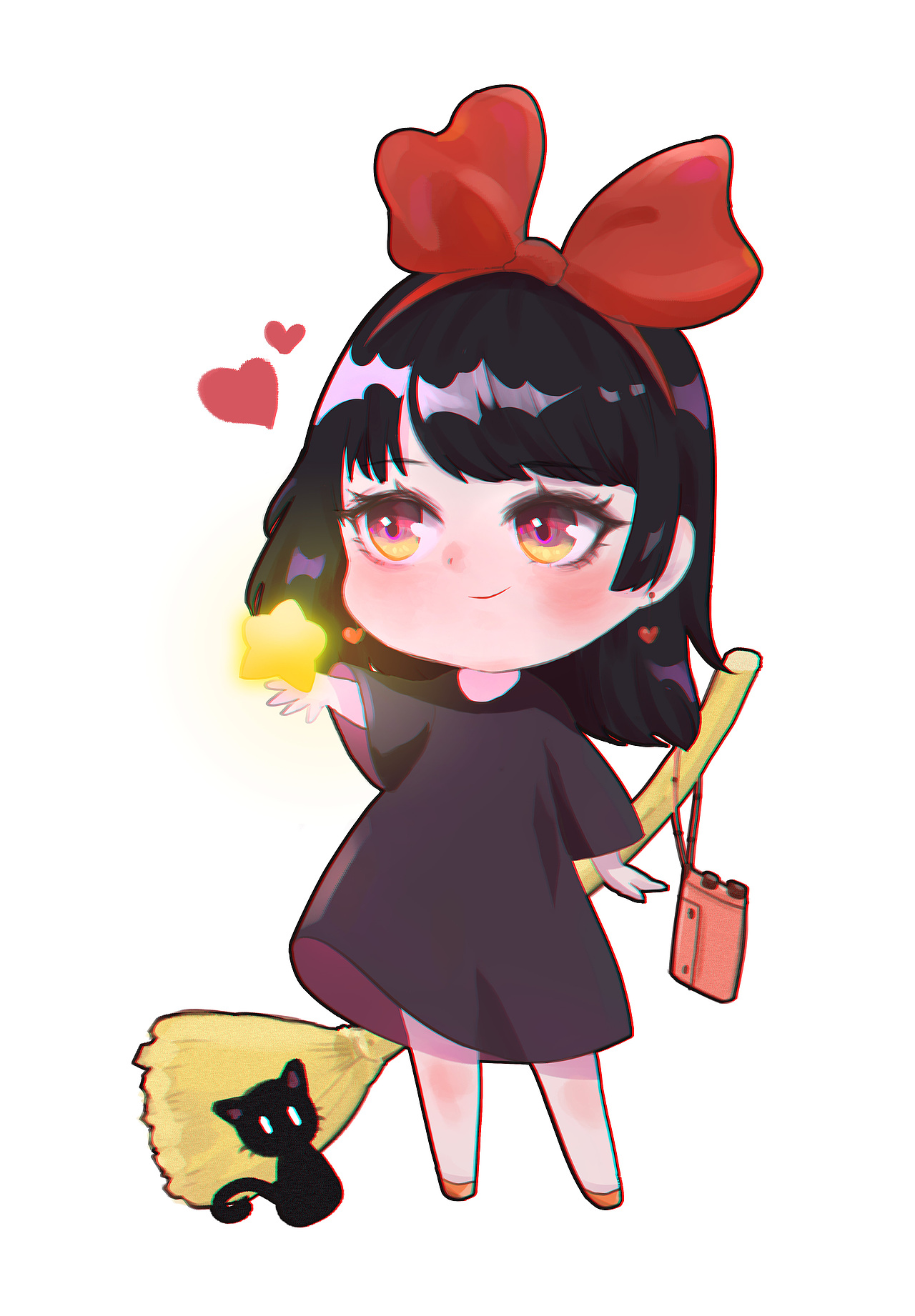 小魔女宅急便小女主同人Q版