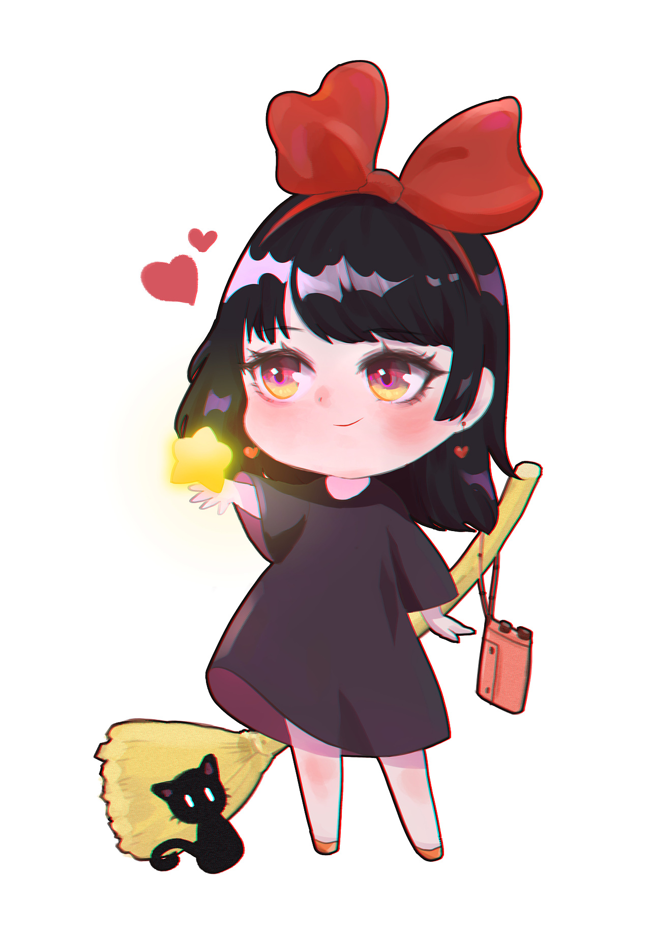 小魔女宅急便小女主同人q版