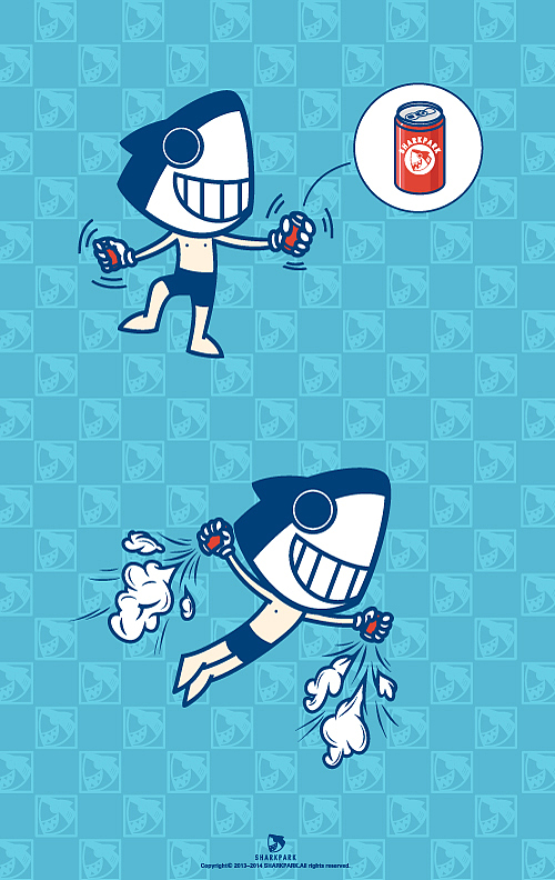 愿你和小小鲨一样,拥有一颗永远蠢蠢欲动的童心和源源不断的创(po)造