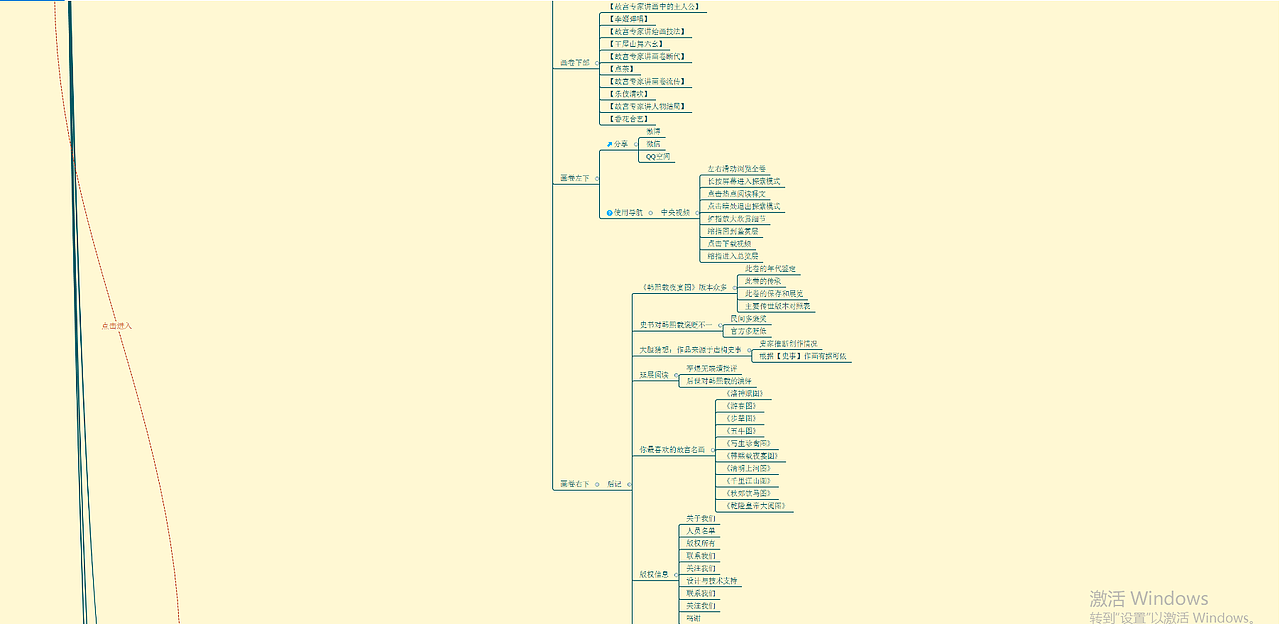 《韩熙载夜宴图》APP框架图（图ZMjAwMjc1NTQ0） - 信息图表 - 站酷设计师ya星子原创素材 - 站酷ZCOOL