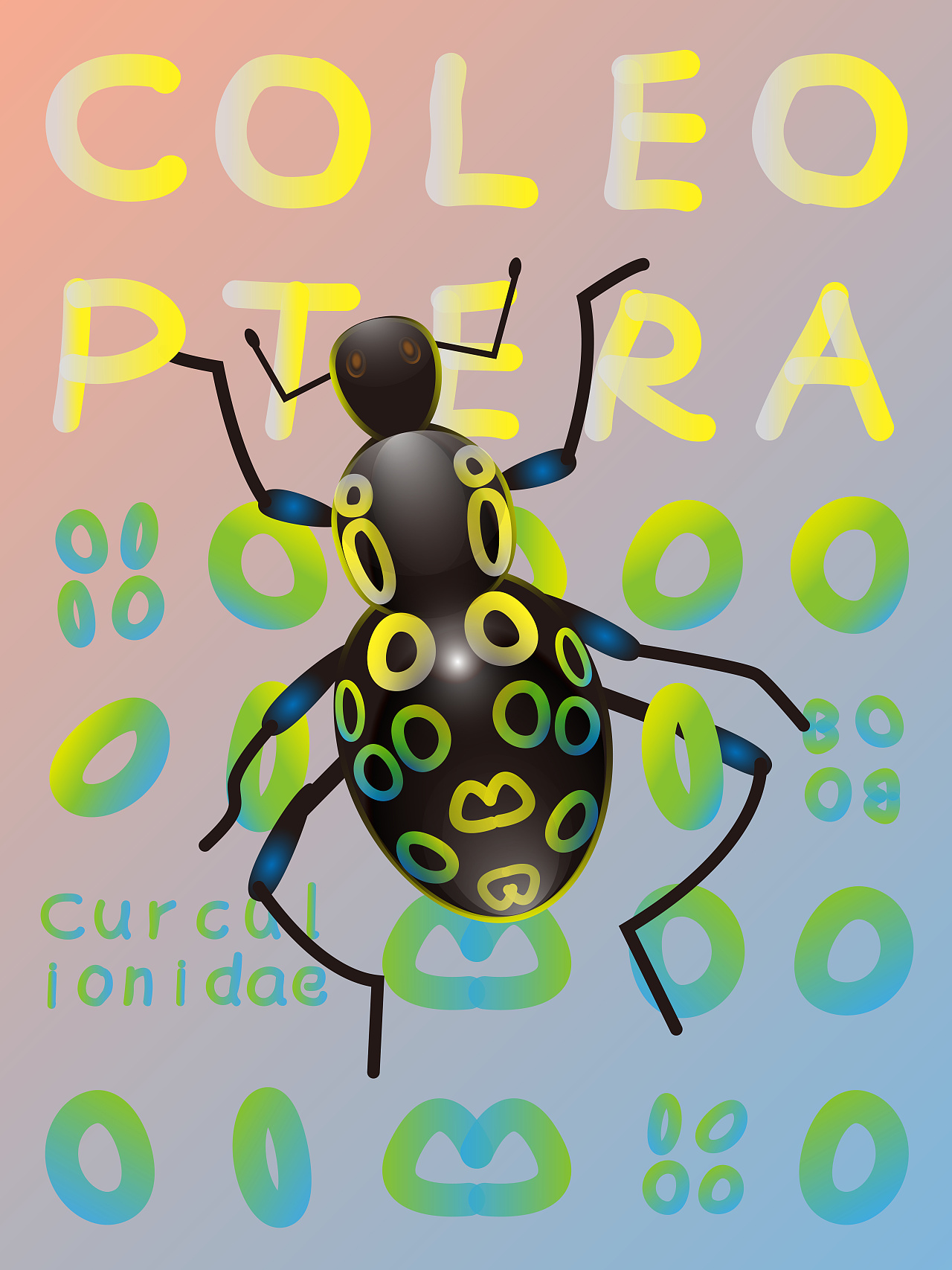 昆虫形象海报