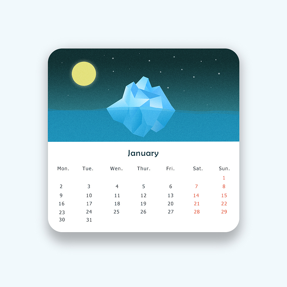 2017日历—幻境（图ZNzAwMzI2ODQ=） - 其他UI - 站酷设计师老白一身黑原创素材 - 站酷ZCOOL