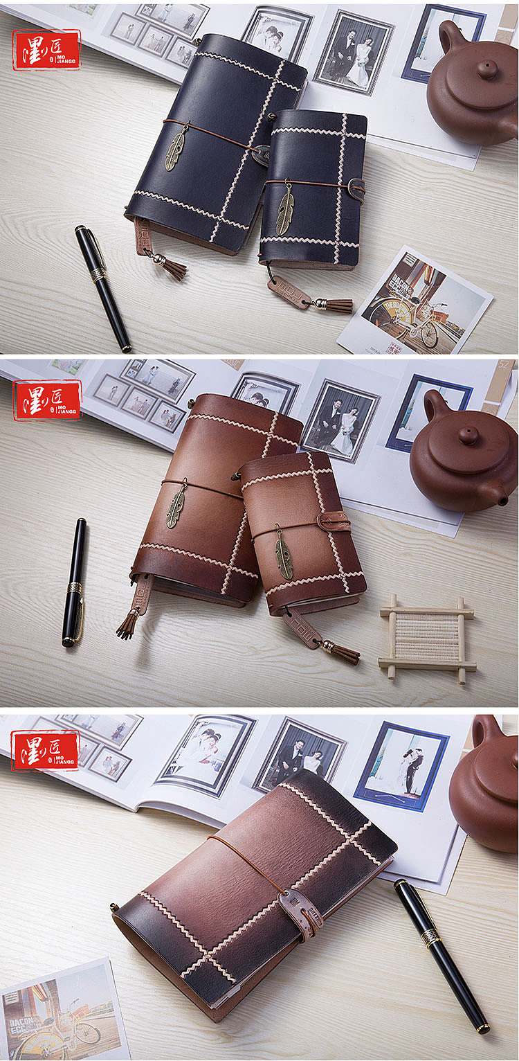 波井纹手工皮雕本（图ZNzY3ODcwMjQ=） - 工艺品设计 - 站酷设计师群星本册原创素材 - 站酷ZCOOL