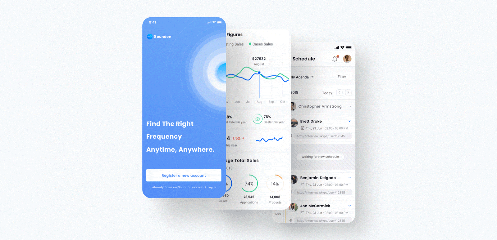 海外项目 Soundon Podcast Dashboard UI/UX Design