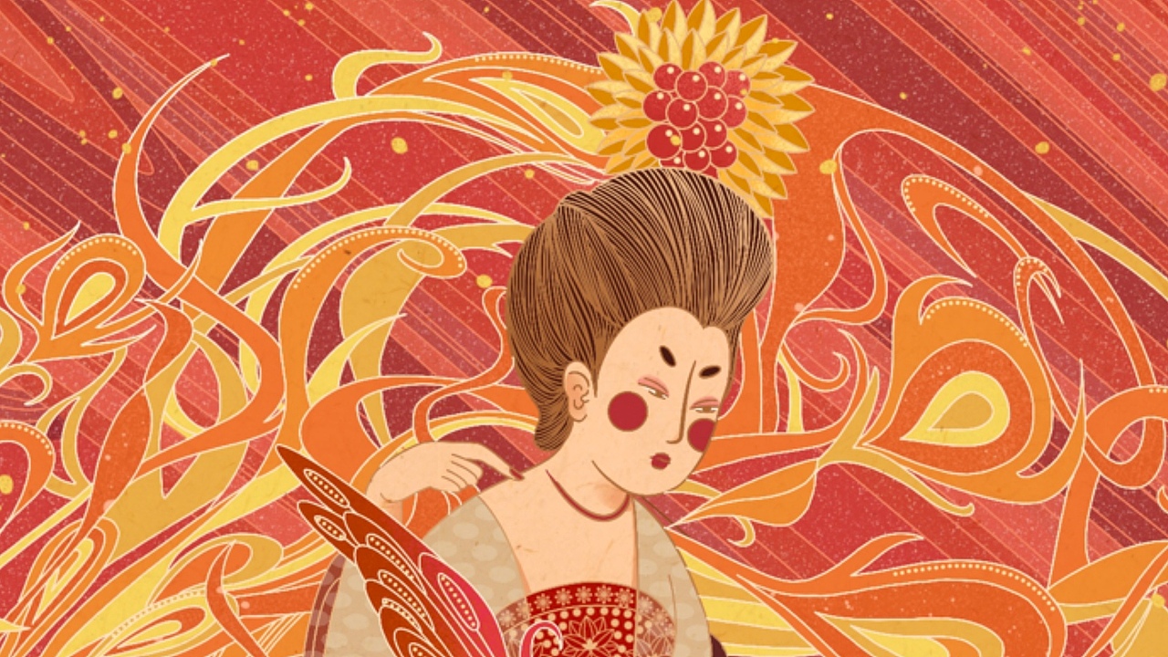 大唐风韵--插画（图ZMjMwNTQxMTI4） - 商业插画 - 站酷设计师插画师_功夫怂猫原创素材 - 站酷ZCOOL