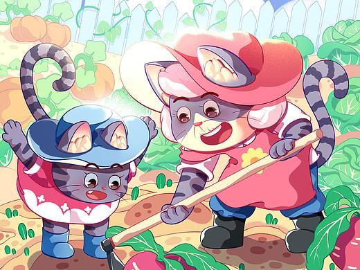 2021.8月（个人主页-ZNTQzOTg2ODQ=） - 儿童插画 - 站酷设计师a熊喵吉祥原创素材 - 站酷ZCOOL