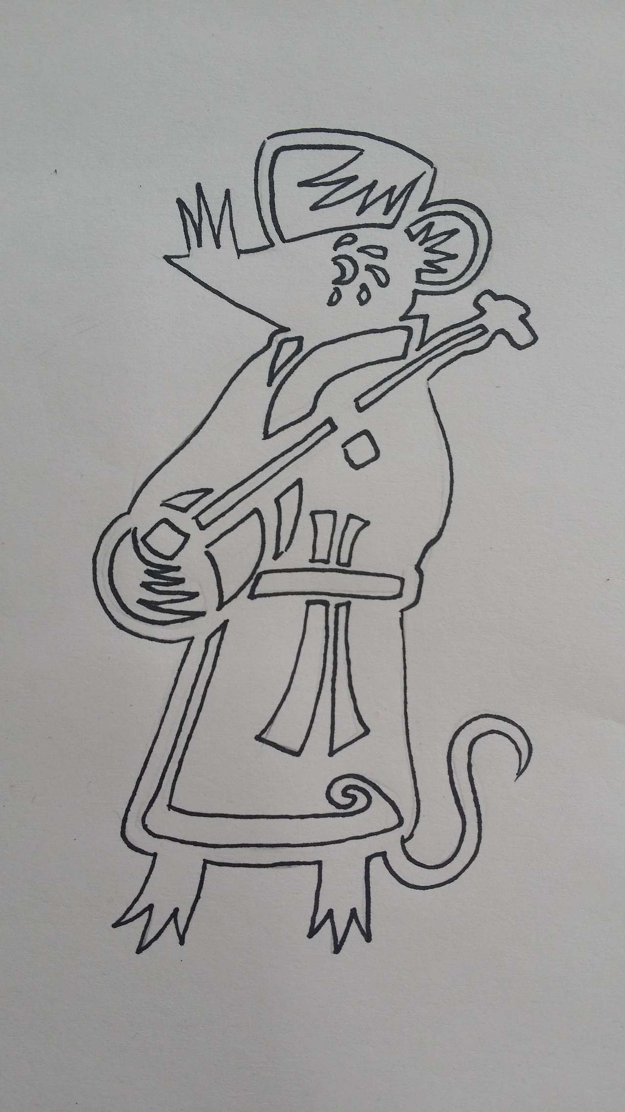 老鼠娶亲剪纸设计