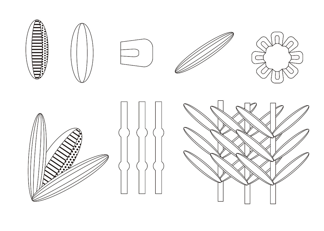 一组蔬菜元素图形设计（图ZMjE0MTA3NTgw） - 图案 - 站酷设计师可莉姐姐原创素材 - 站酷ZCOOL