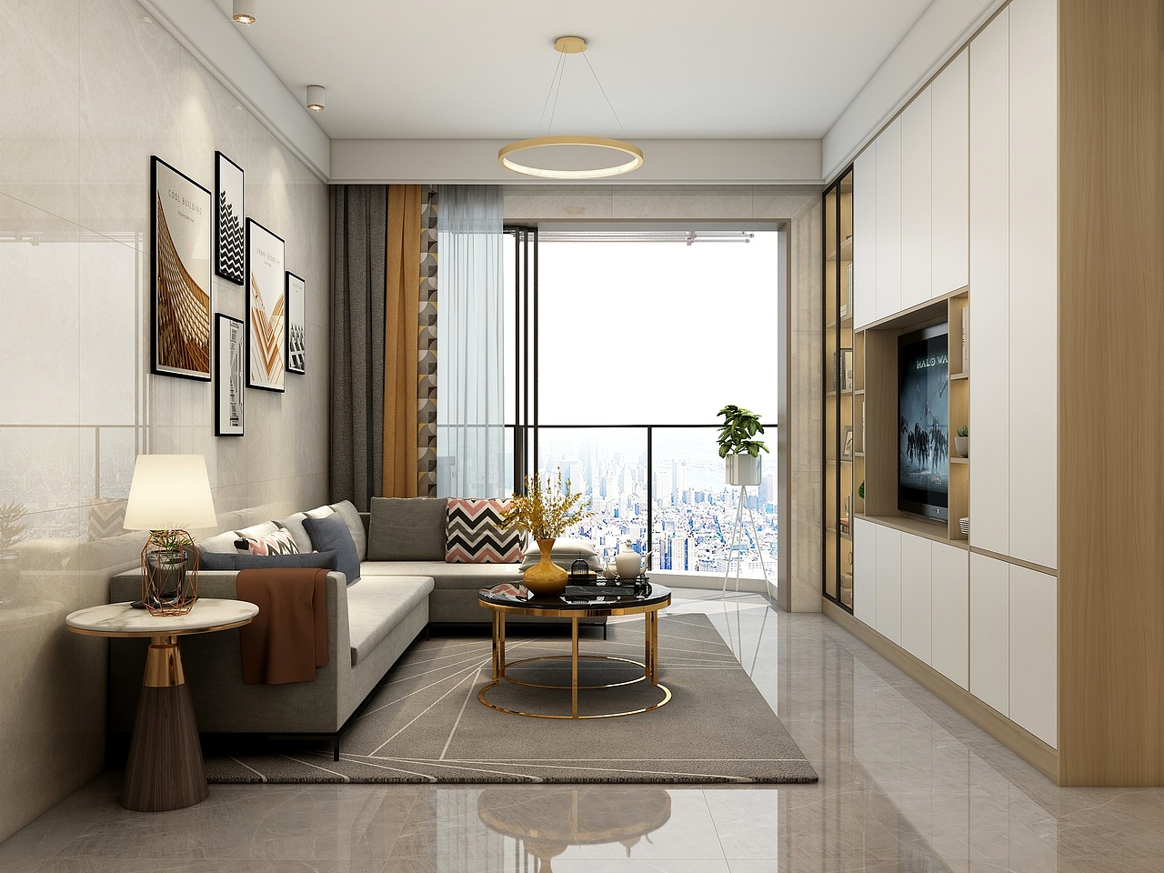 60平温馨现代两居（图ZMjU5Mjg3Mjgw） - 家装设计 - 站酷设计师LM设计李立猛原创素材 - 站酷ZCOOL