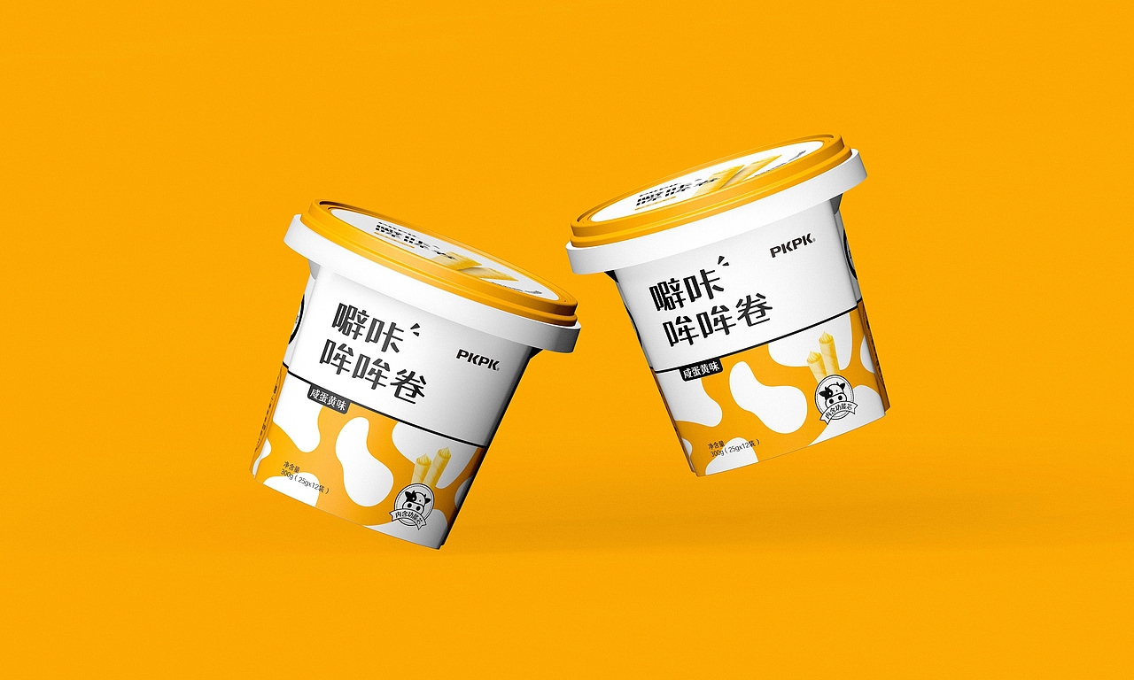 噼咔哞哞卷 丨 食品包装设计