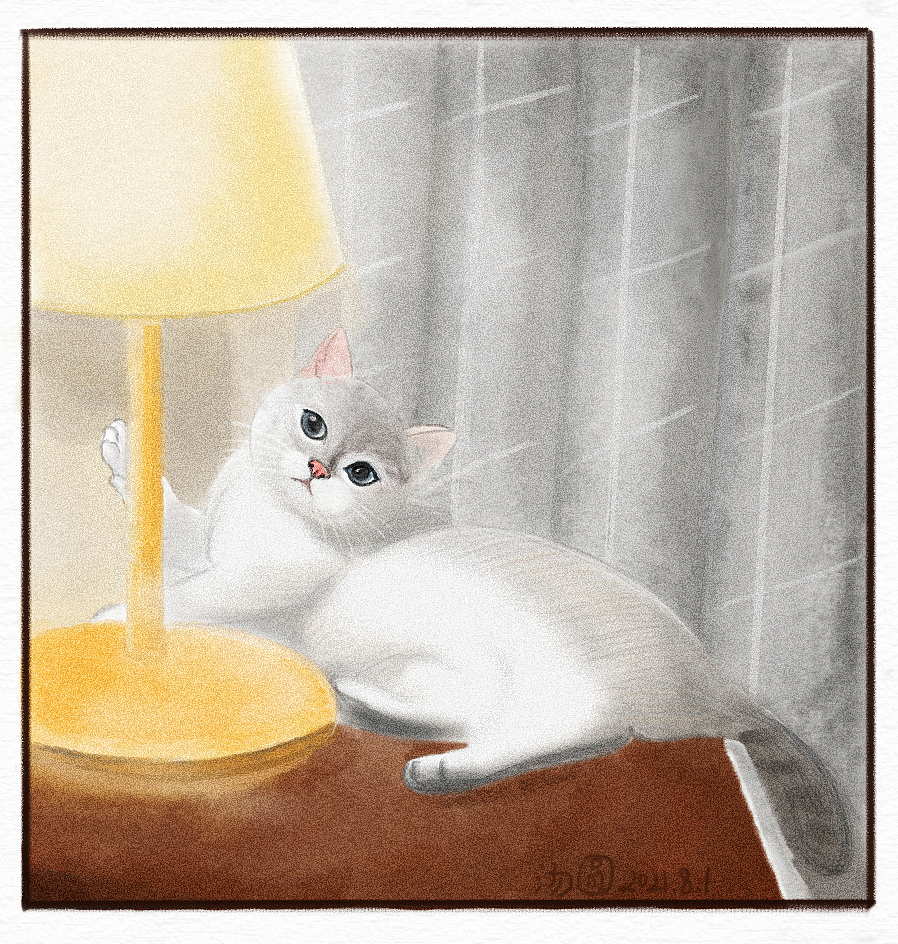邻居家的猫（图ZMjY1MDIyNDg4） - 创作习作 - 站酷设计师月寒清影原创素材 - 站酷ZCOOL