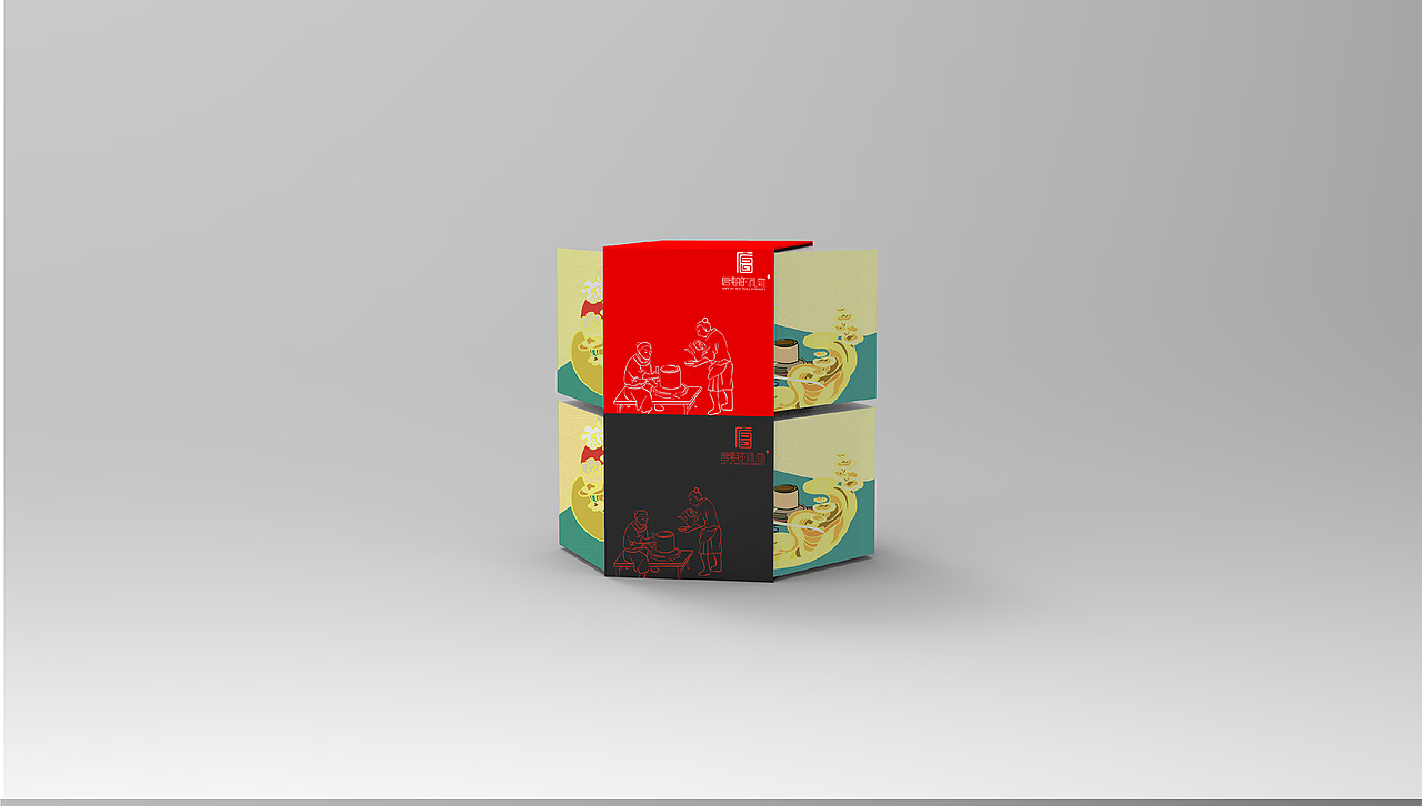【唐朝的礼物】文创茶叶盒LOGO及包装设计（图ZMTY4MDIyNjI4） - 品牌 - 站酷设计师马二克四原创素材 - 站酷ZCOOL