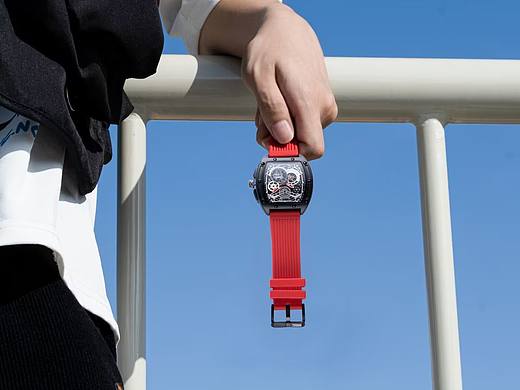 男表佩戴图拍摄＃机械表 手表模特图