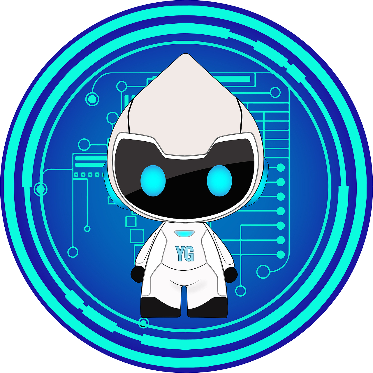 给学校的人工智能专业做的吉祥物