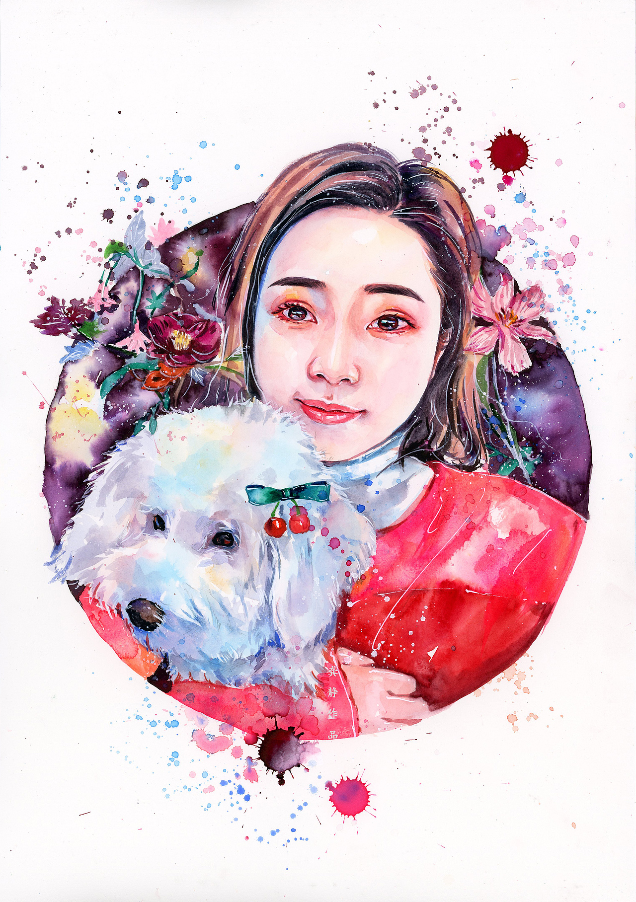 日常約畫創(chuàng)作稿分享～（圖ZMTc4MDg5ODEy） - 商業(yè)插畫 - 站酷設(shè)計(jì)師龔靜水彩畫原創(chuàng)素材 - 站酷ZCOOL