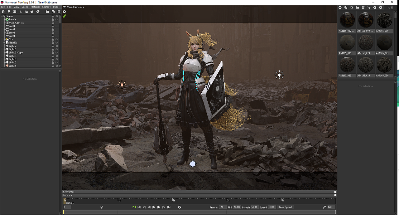 临光 明日方舟同人3D模型 实时渲染（图ZMjEzNDY3MDEy） - 人物/生物 - 站酷设计师Aniraiden原创素材 - 站酷ZCOOL