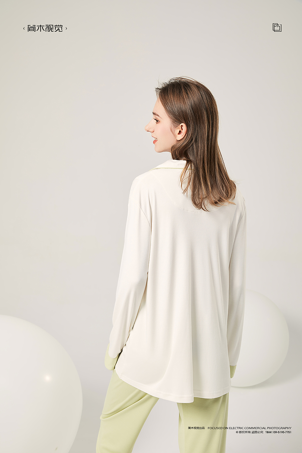 家居服平面摄影丨简木视觉 × 内衣家居服睡衣 人像拍摄