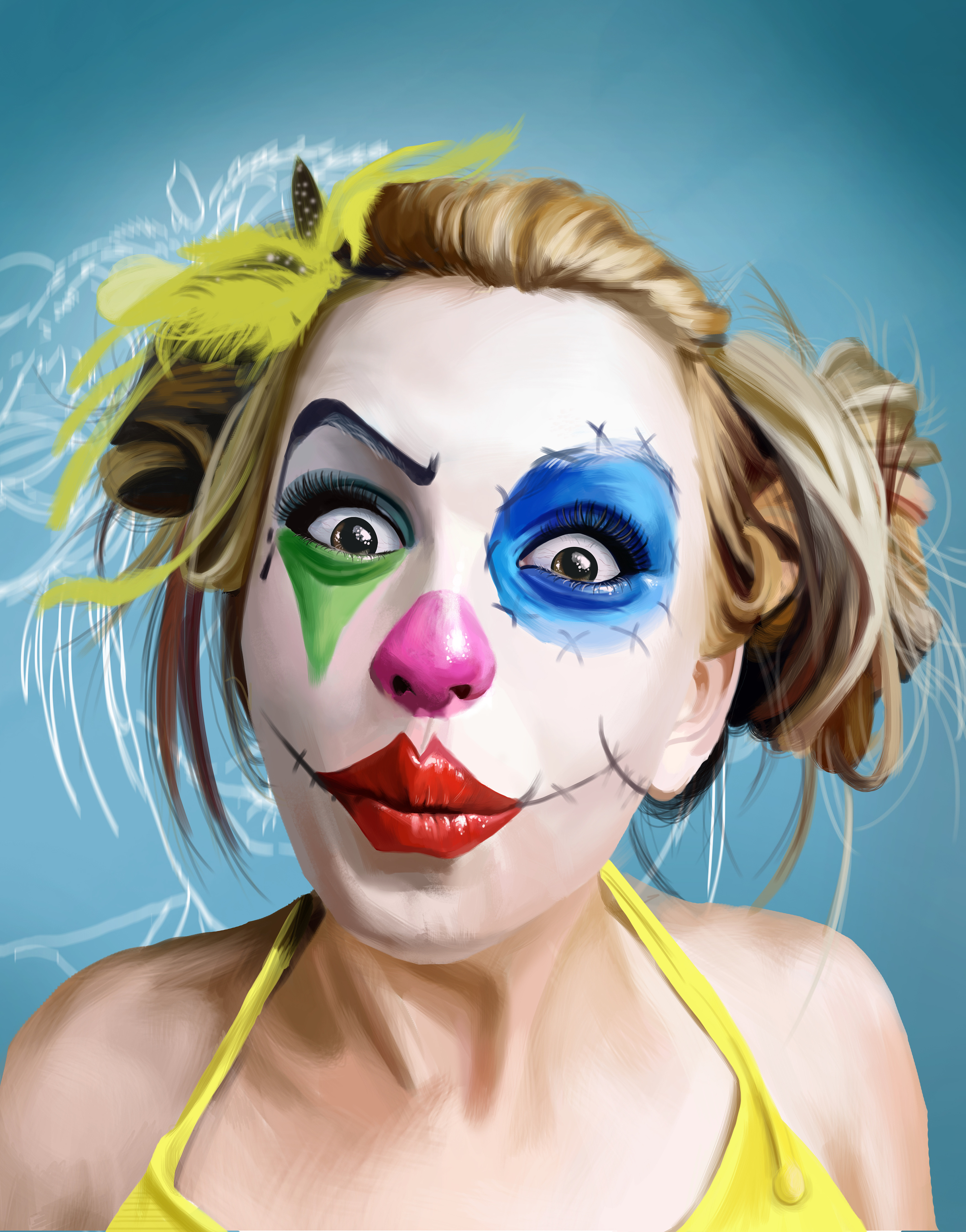 小丑|插画|插画习作|bbbaoya - 原创作品 - 站酷 (zcool)