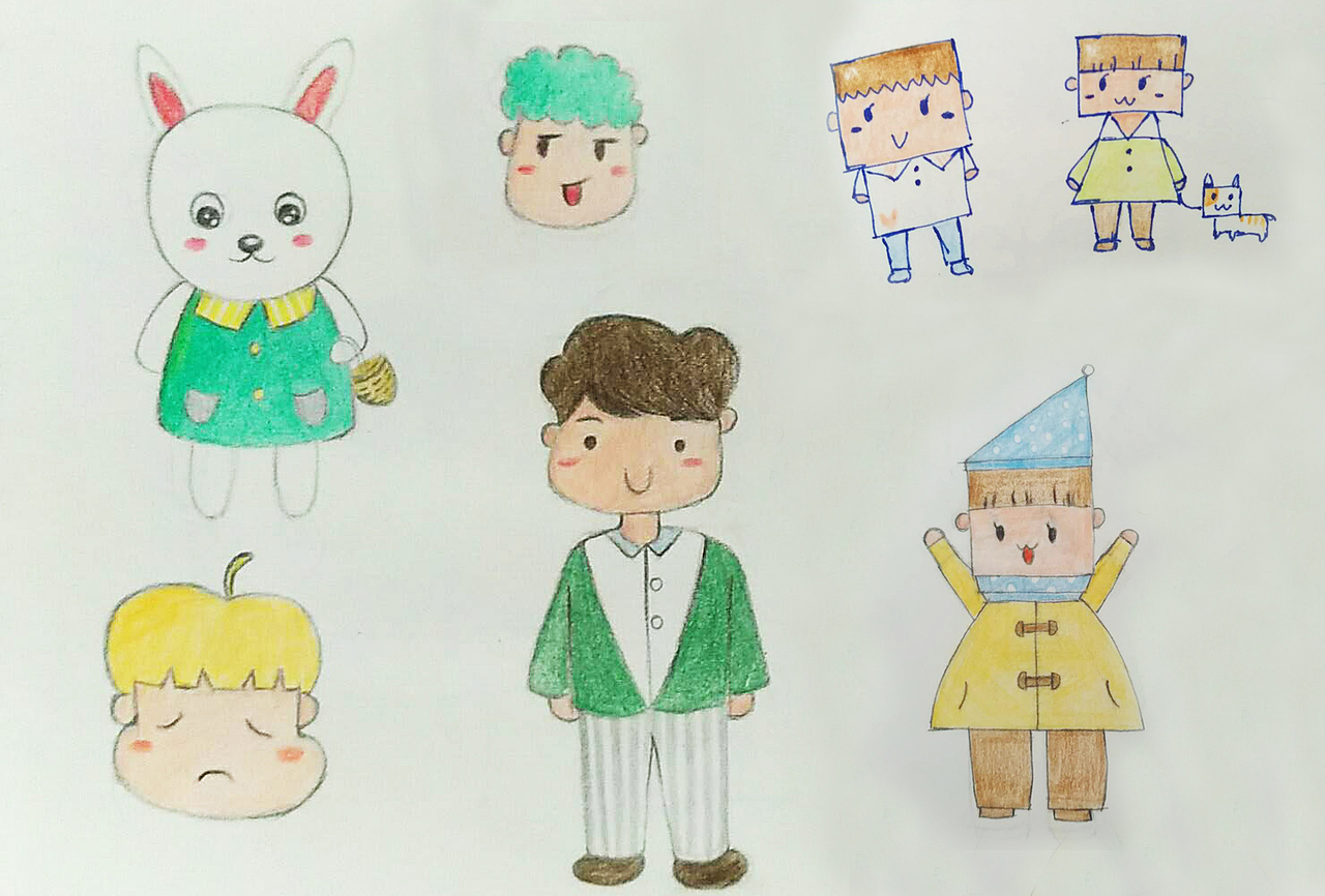 手绘练习（图ZMTE5ODg5MjY0） - 绘画 - 站酷设计师小马达哦原创素材 - 站酷ZCOOL