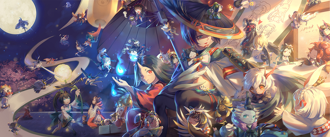 姑获鸟与全式神，平安京的日与夜