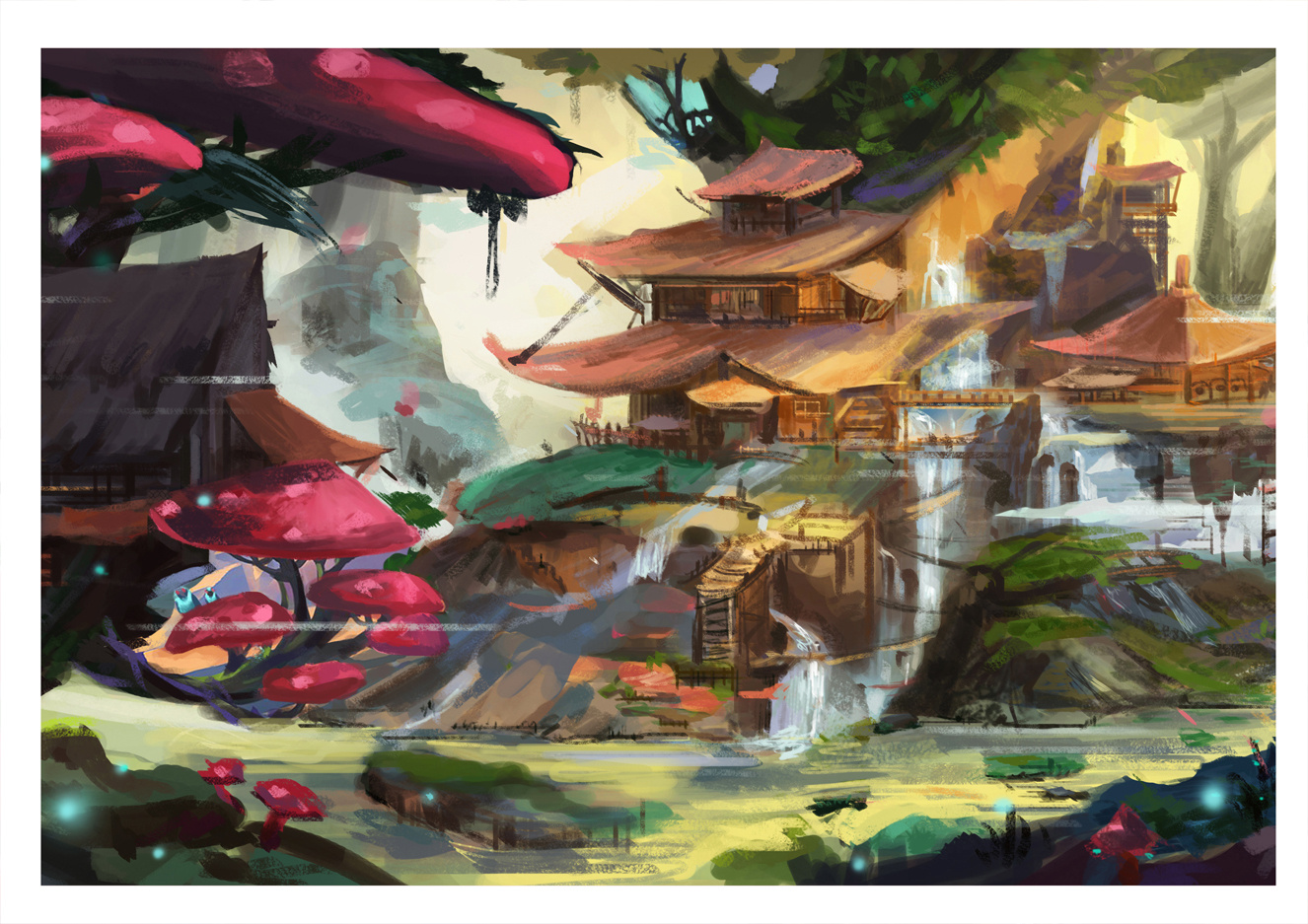 场景概念气氛图练习