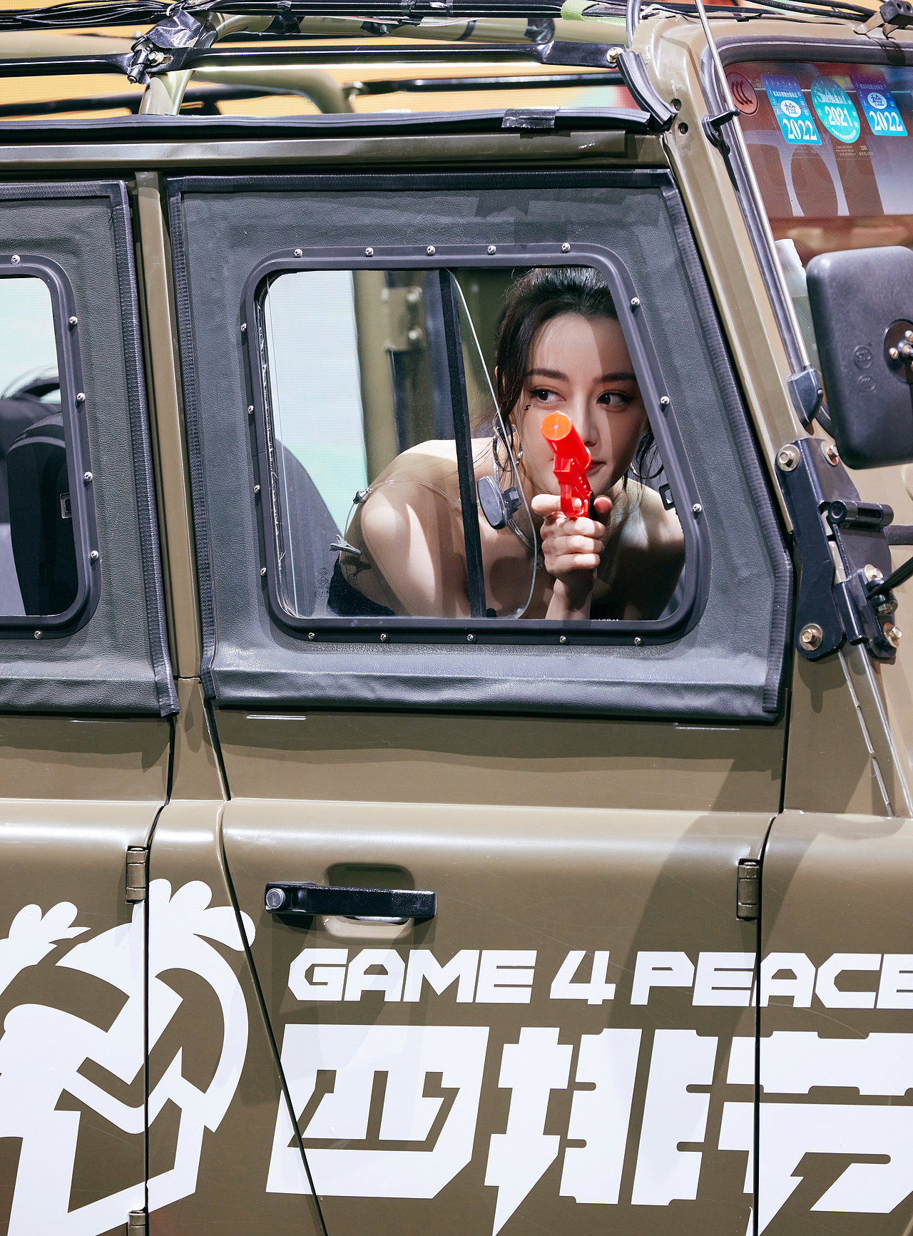 迪丽热巴#和平精英四排节#大吉大利今晚吃鸡