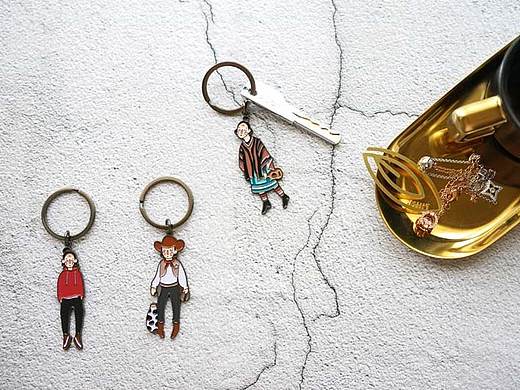 人物插画/后续胸针、钥匙扣衍生文创产品