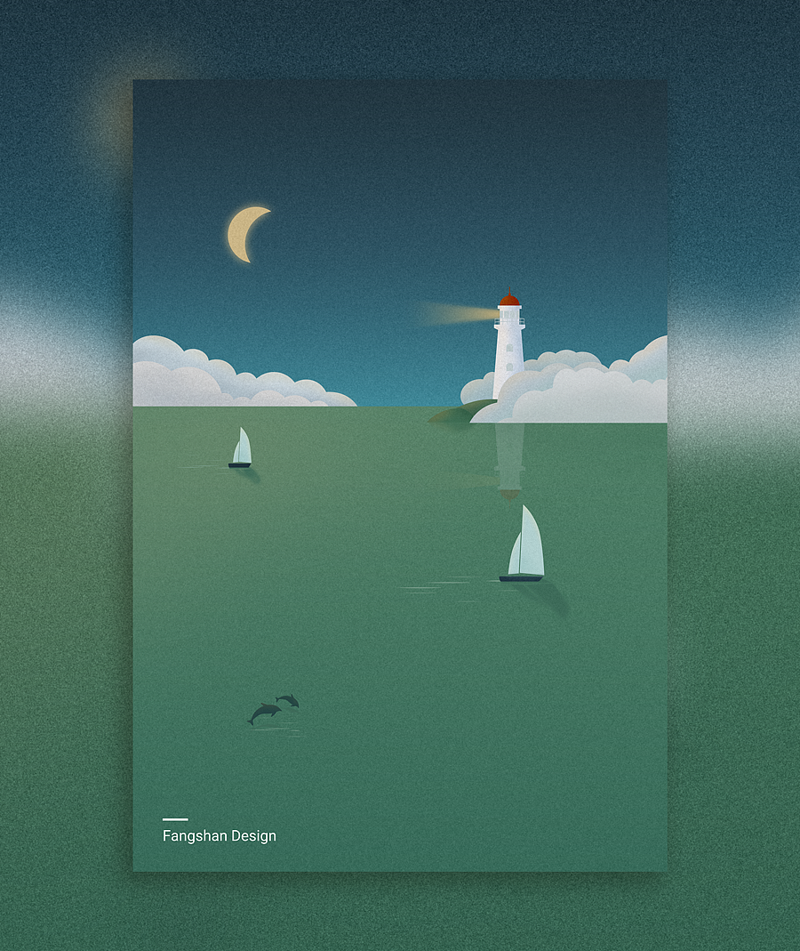 四幅插画（图ZNjg3ODUxMjQ=） - 商业插画 - 站酷设计师ffff方原创素材 - 站酷ZCOOL