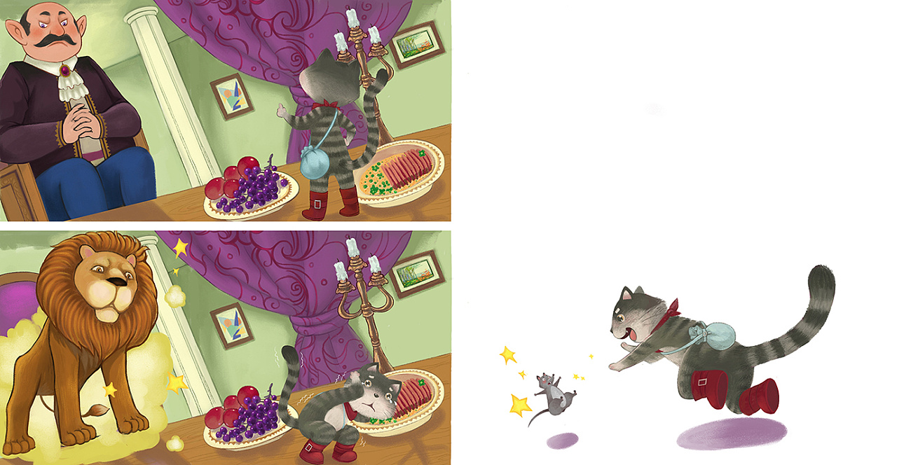 穿靴子的猫&小熊请客