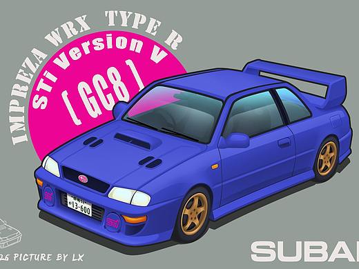斯巴鲁Subaru Impreza WRX type R STi Version V(GC8)